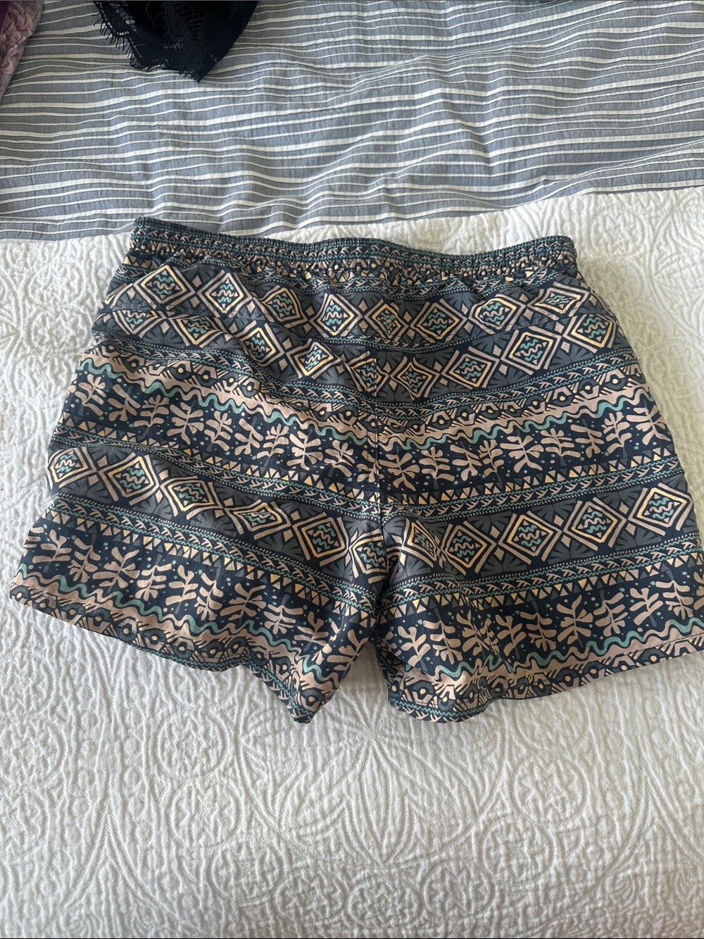 Patagonia Women's Patterned Elastic-Waist Shorts - Picture 4 of 4